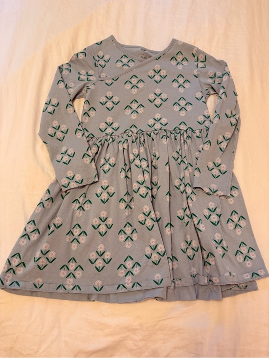Tea Collection Other - Tea Collection Light Blue Floral Long-Sleeve Skater Dress